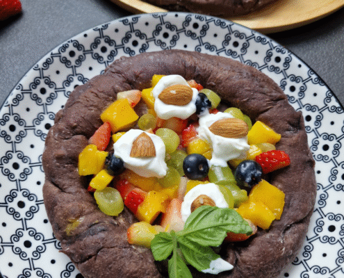 Pizza base chocolate